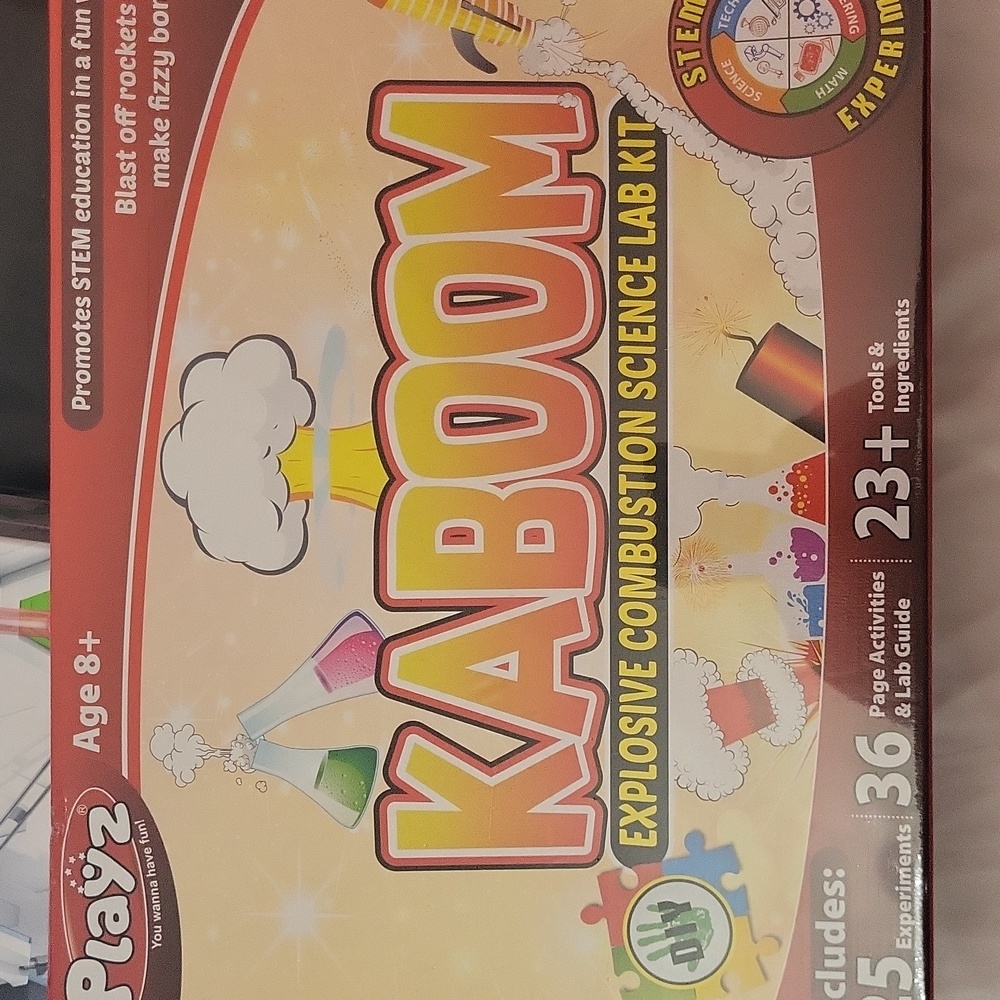 Kaboom science lab kit for kids
